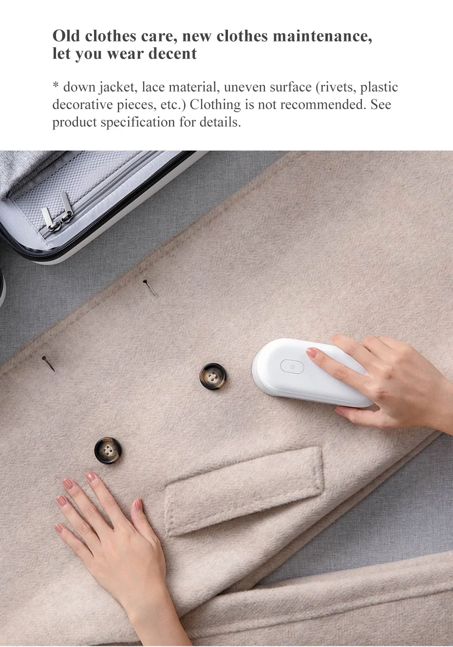 Xiaomi Mijia Машинка для удаления катышков со свитера USB быстрая зарядка 5 лист резак головка удаление волос мяч триммер(глобальная USB версия