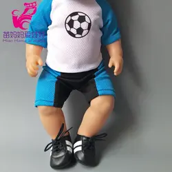 Кукла Мода Футбол спортивный набор для 43 см мальчик новорожденный кукла спортивный набор для 18 дюймов куклы