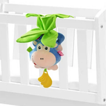 

Classic Soft Plush Baby Toy Baby Rattles Monkey Cute Hand Bell Infant Appease Dolls Bed Stroller Hanging Play Toys