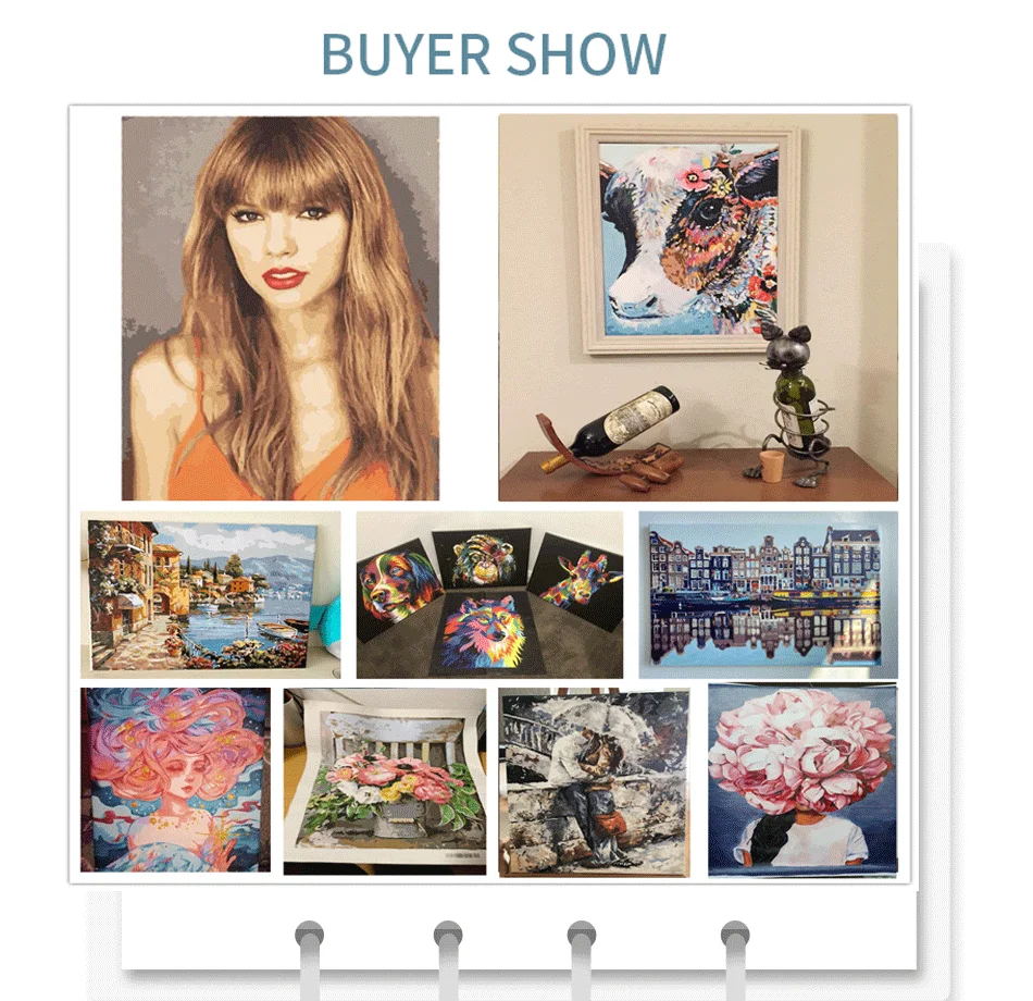 RUOPOTY Painting By Numbers Paint Dancer DIY Canvas Pictures By Numbers Hand Painted Canvas Painting Music Girl Home Decor