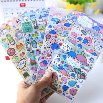 

1pcs/lot Kawaii Stationery Stickers Marine life Decorative Mobile Stickers Scrapbooking DIY Craft Sticker