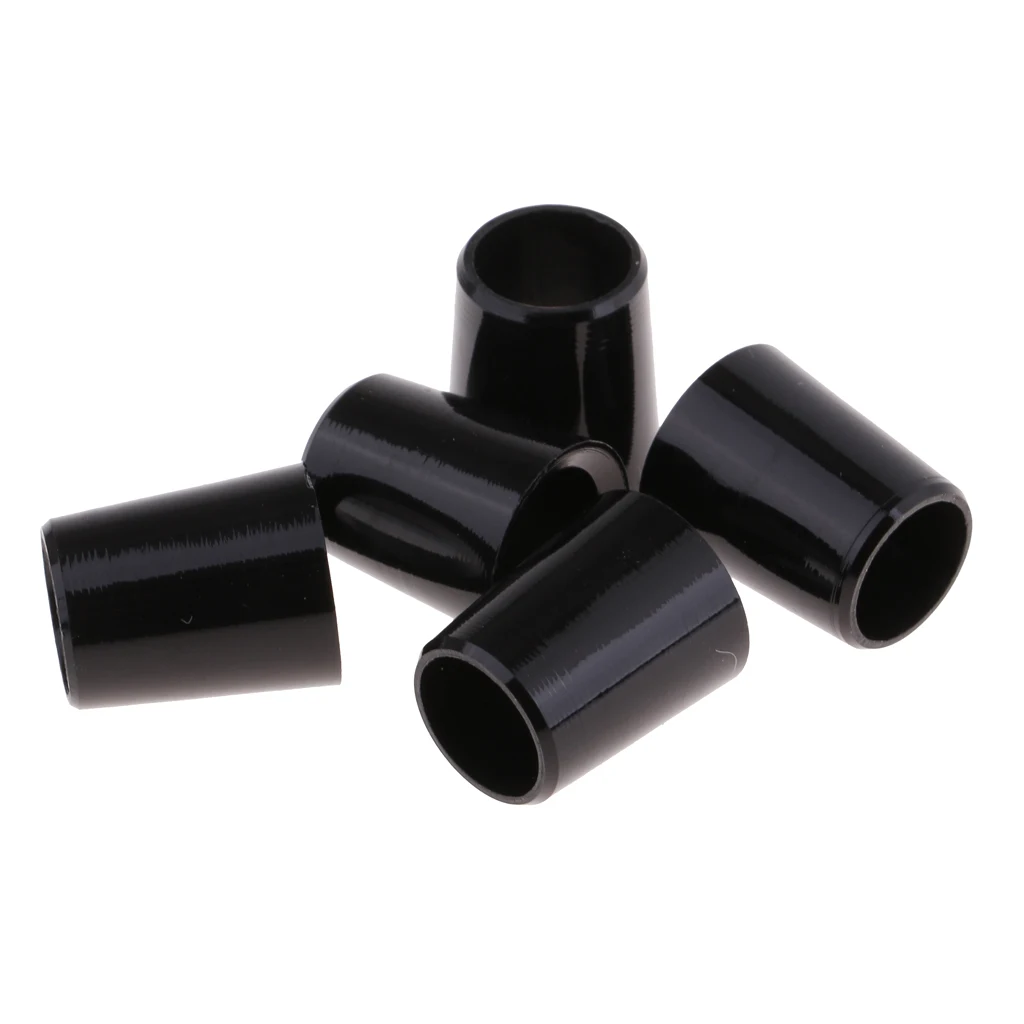 5pcs Black Golf Shaft Sleeve Ferrules .335 .370 Cap Adapter Ring 0.370 Iron Golf Ferrules Replacement