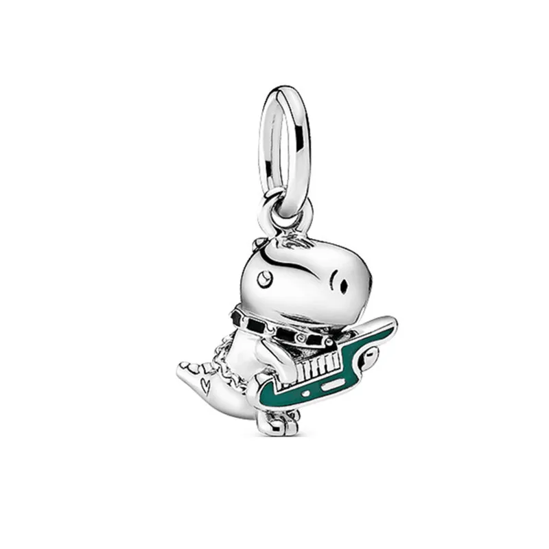 P562 Couqcy, новинка, серебро 925, подходит Pandora, единорог, очаровательный браслет, цветок, корона, лошадь, лягушка, смайлик, Dumbo, бисер, сделай сам, Женские Ювелирные изделия - Цвет: P562