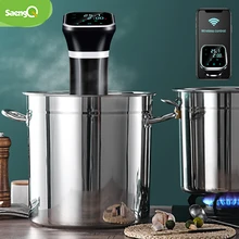 SaengQ Cuiseur Sous Vide Circulateur D'immersion Chauffage à Vide Précis Température Sous Vide IPX7 Imperméable Avec LED D'affichage