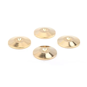 

4x gold Spike Stand Base For CD Amp Speaker