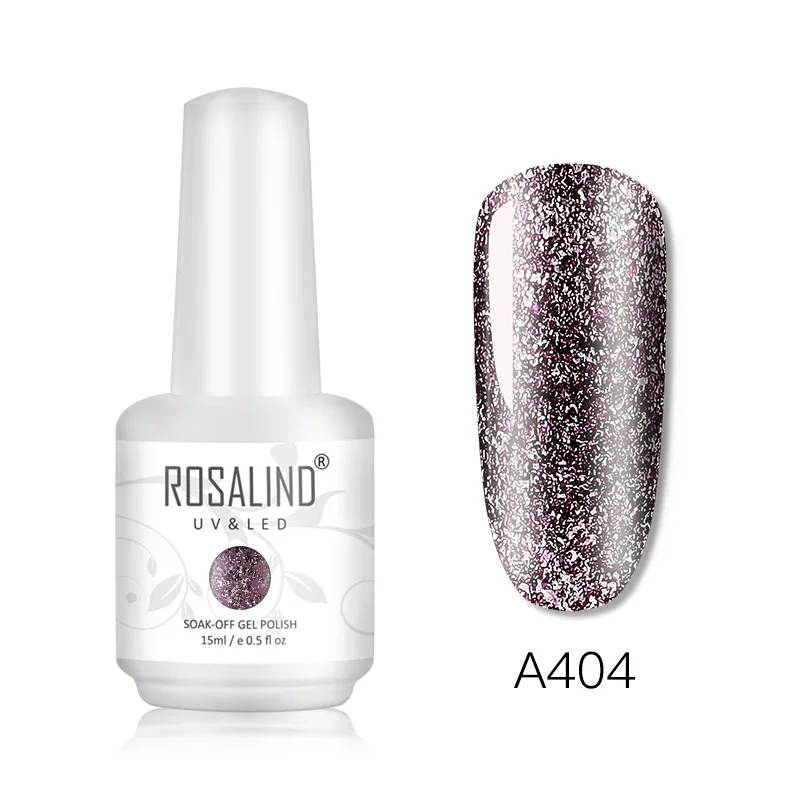 RHA404 ROSALIND блестящий гель-блеск дизайн ногтей все для маникюра Vernis Полупостоянный УФ гель Гибридный лак для ногтей - Цвет: RHA404