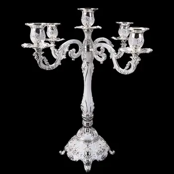 

3/5 Head European Metal Candle Holder Candlestick Wedding Home Romantic Decor