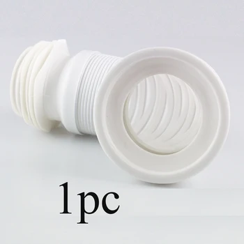 

Displacement Sewer Universal Plumbing Flexible WC Toilet Bowl Tool Drain Pipe Accessories Pan Connector Durable Hose Sewage Home