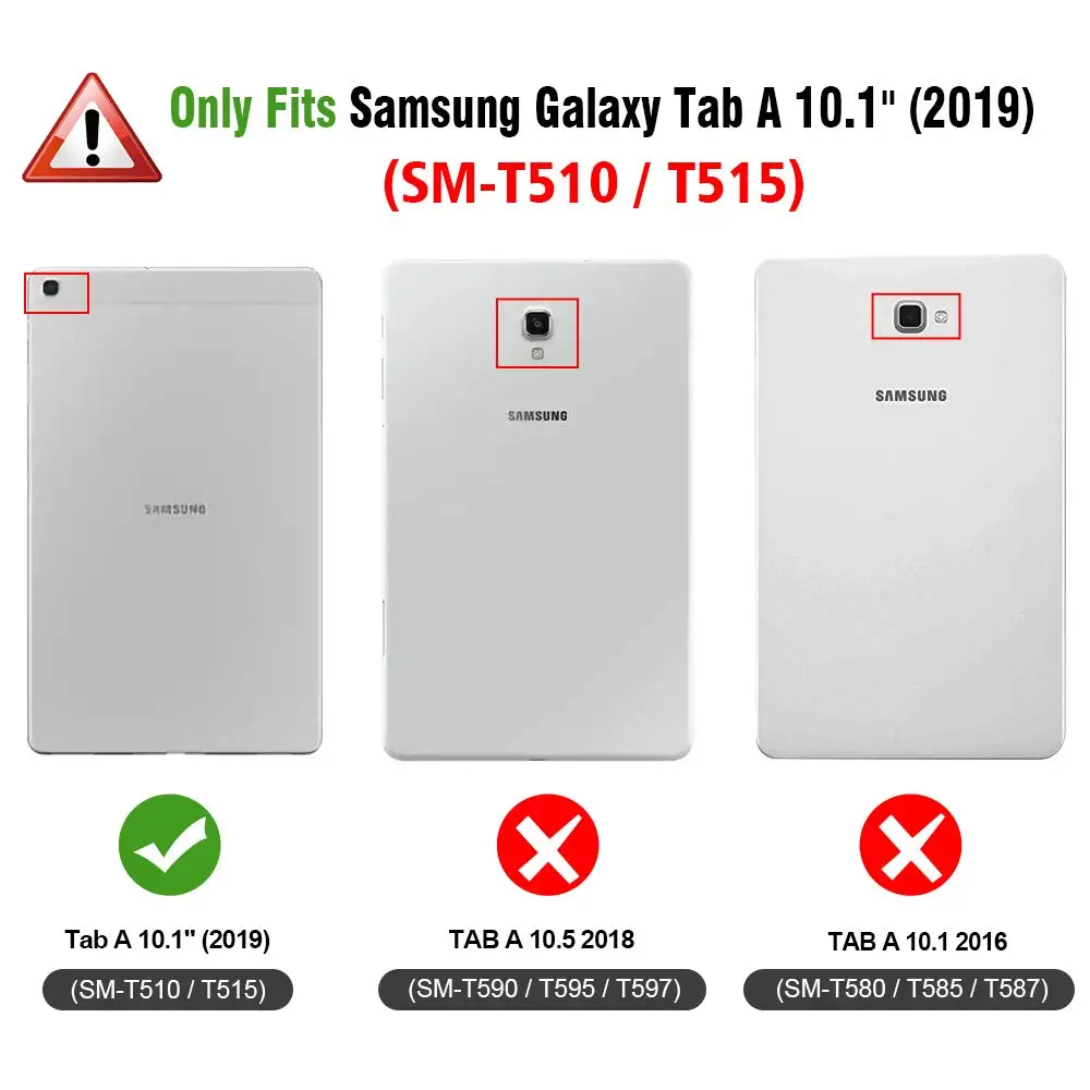 Магнитный чехол для планшета Samsung Galaxy Tab A 10 1 дюйма 2019|Чехлы планшетов и