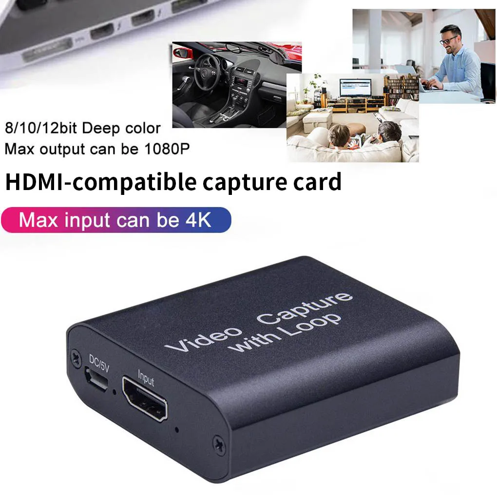 Видеорегистратор 4K HD на USB/HDVideo Box для прямой трансляции видео HD-совместимая карта