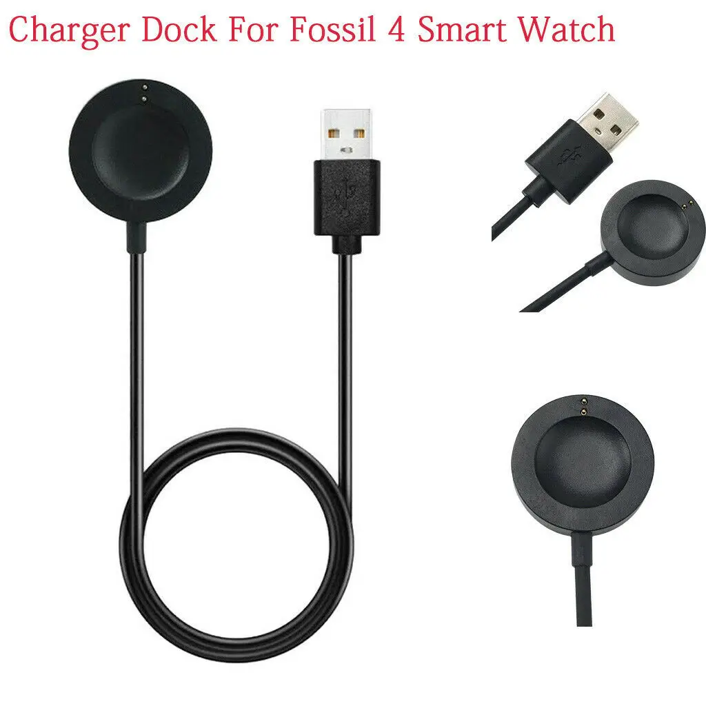 Магнитный Портативный usb кабель для зарядки Fossil Gen 4 Emporio Армани Смарт часы