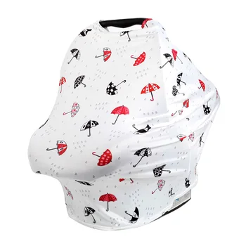 

Nursing Cover Soft Breathable Breastfeeding Scarf for Newborns Cotton Baby Car Seat Cover Canopy New Striped Baby Feeding Cover