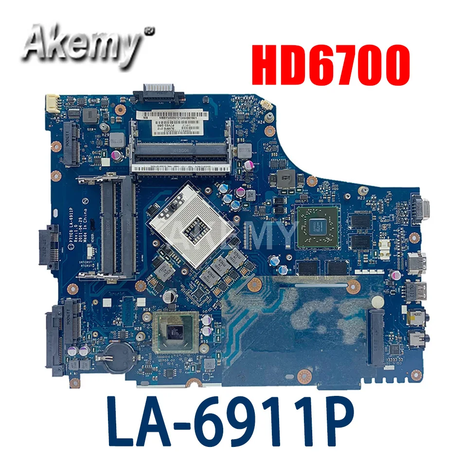 Материнская плата AKEMY P7YE0 LA-6911P для ноутбука Acer 7750 7750G MBRB102002 MB.RB102.002 HD6700 | Компьютеры