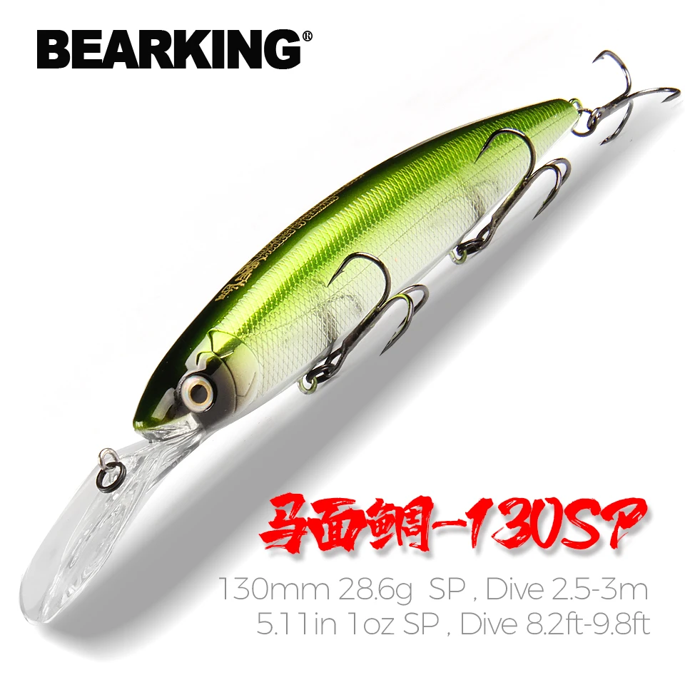 Bearking 130 мм 28 6g профессиональная портативная рация Качество рыболовные приманки
