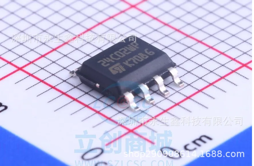| M24C02-WMN6TP лапками углублением SOP-8 24C02WP IC