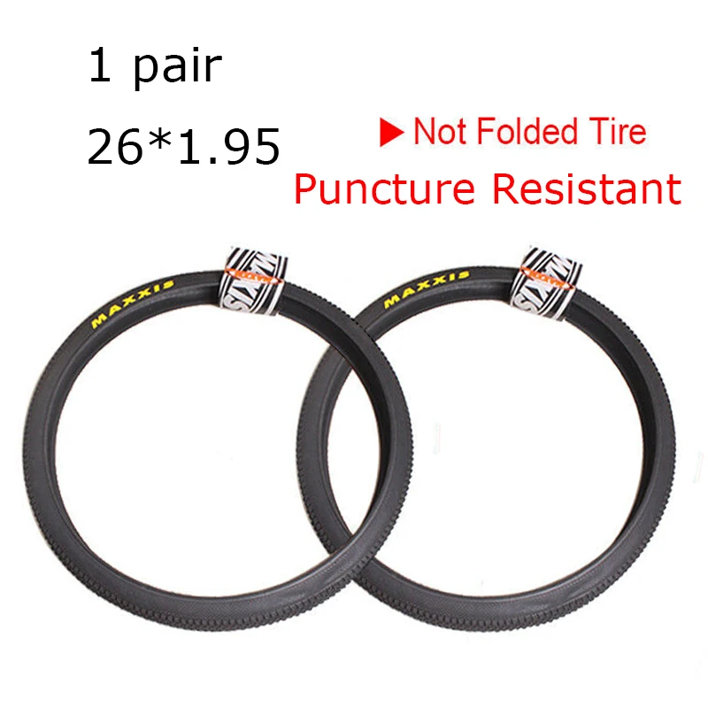 1 pai шины для горного велосипеда 1,95/2,1 'хлипкие прокалывающиеся MTB велосипедные шины для горного велосипеда 29 Шины 26/27. 5" - Цвет: 26-1.95mm P N