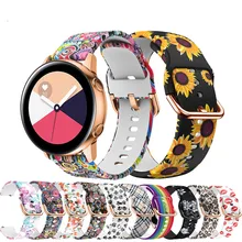 

22/20mm correa for Samsung Galaxy Watch 4 Classic 42mm 46mm/GearS3/Active 2 40/44mm Printed Bracelet for Huawei GT2-2e-pro strap