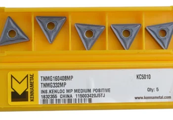 

10PCS KENNAMETAL CARBIDE INSERT TNMG160408MP KC5010