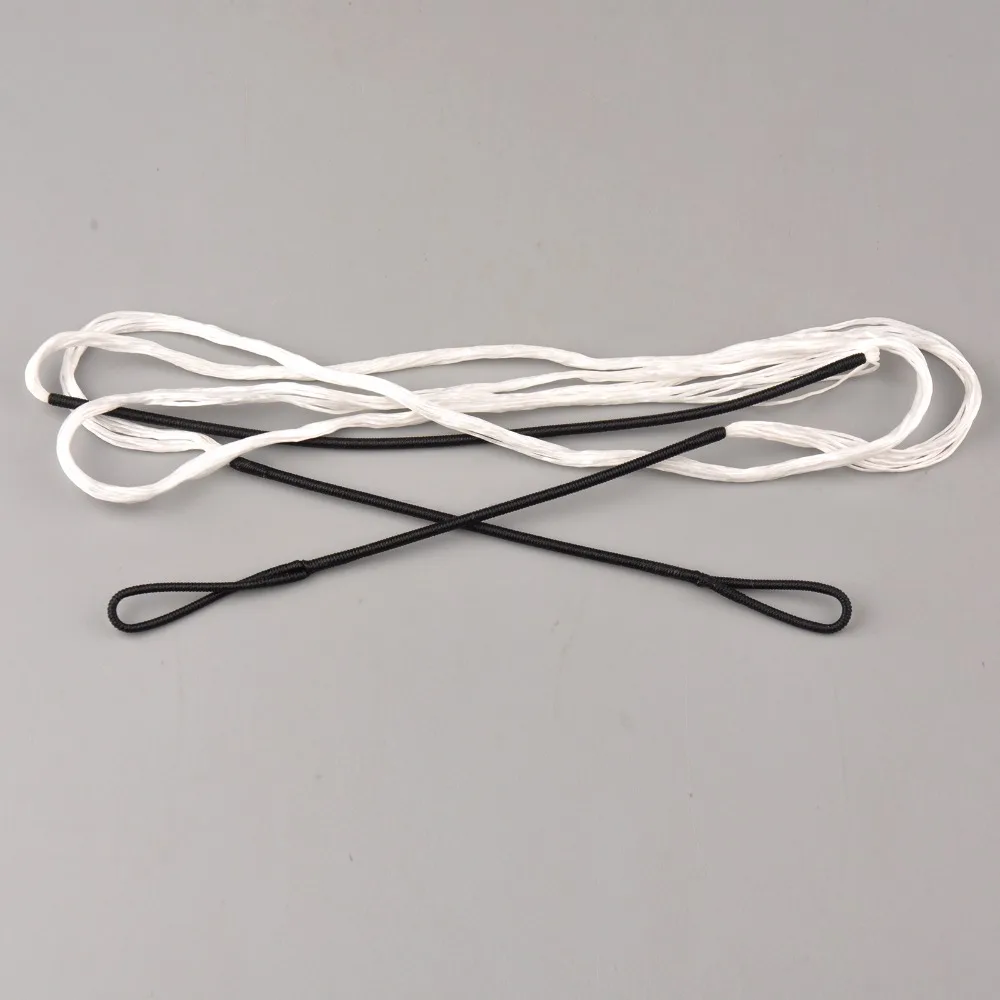 Ремешок для стрел Bowstring сменная веревка разных размеров черный Рекурсивный бант