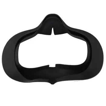 

Soft Anti-Sweat Silicone Eye Mask Cover for Oculus Quest VR Glasses Unisex Anti-Leakage Light Blocking Face Eye Cover Pad(Black)