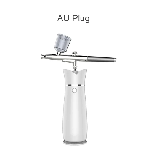 White AU Plug Королева красоты спрей кислород машина микро-нано увлажняющий Омоложение кожи вода инъекции спа для лица кислородный пистолет-распылитель уход за кожей - Color: White AU Plug