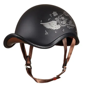 

GXT Motorcycle Helmet Retro Moto Helmet Scooter Vintage Open Face Biker Motorbike Crash Moto Helmet For Men Women