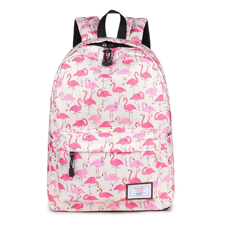 

Cute School Shoulder Book Bags for Girls Multifunction Waterproof Ladies Laptop Backpack Casual Shoulder Bag Flamingo Backpacks
