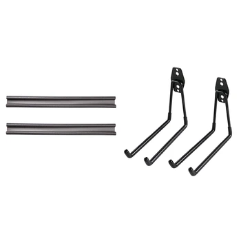 

2pcs Twin Door Draft Stopper Stripping Noise Blocker & 2 Pcs Heavy Duty Garage Storage Hooks for Ladders and Tools CNIM Hot