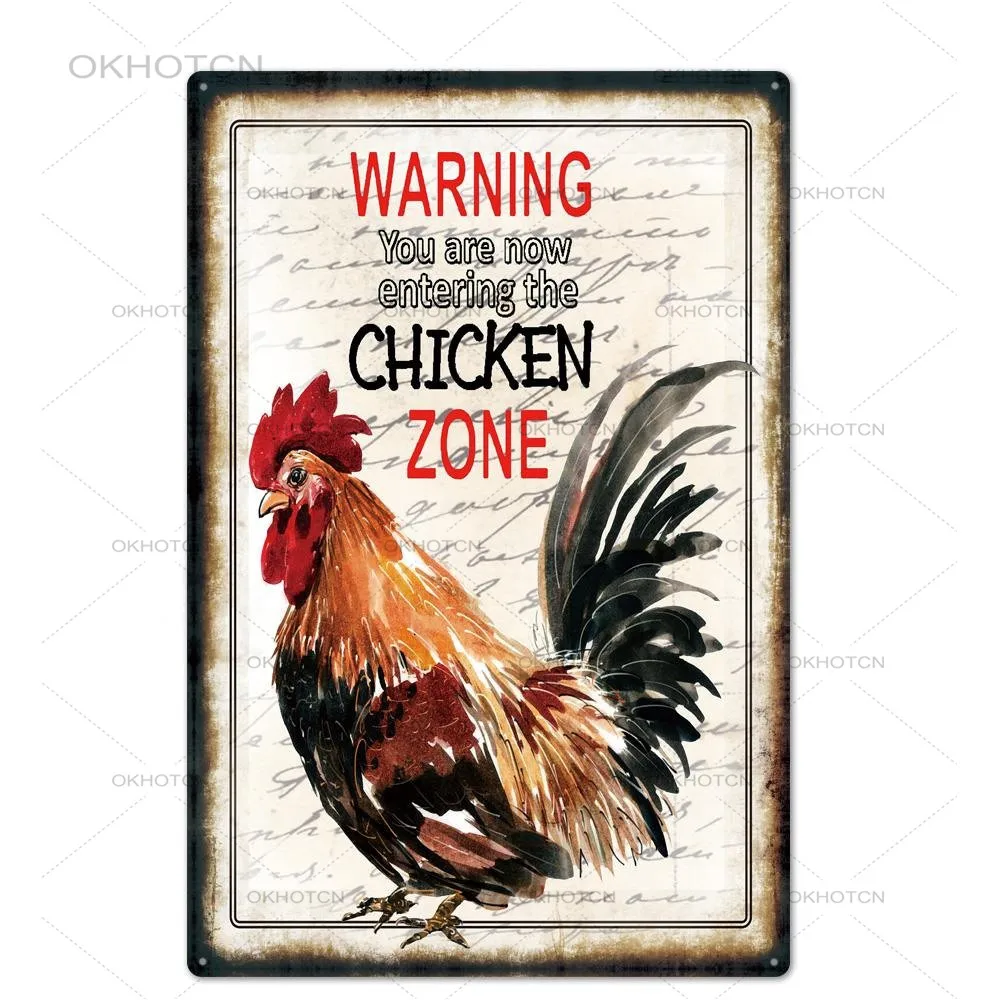 Chicken Landscape Plaque