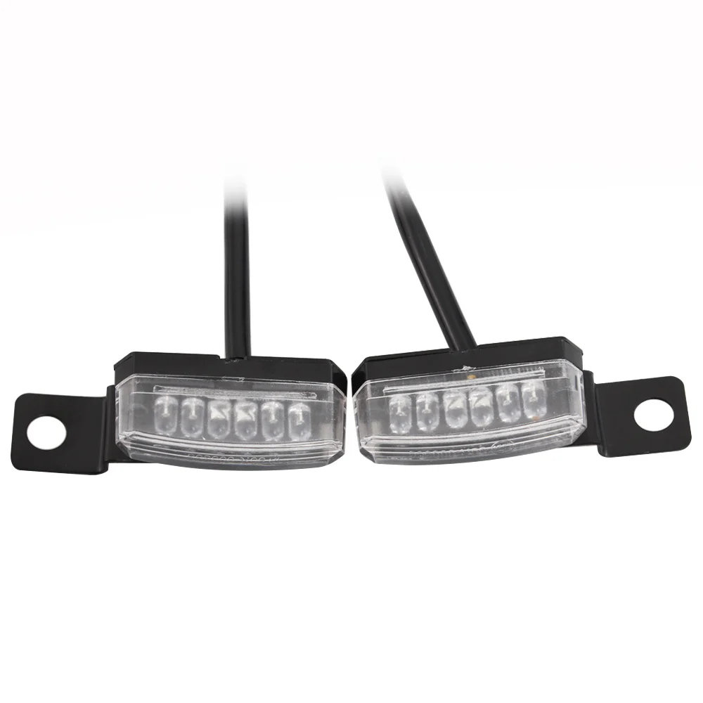 

Светодиодный мини-сигнал поворота для мотоцикла, желтый указатель поворота для Harley Sportster Dyna Yamaha Cafe Racer Scooter ATV, универсальный