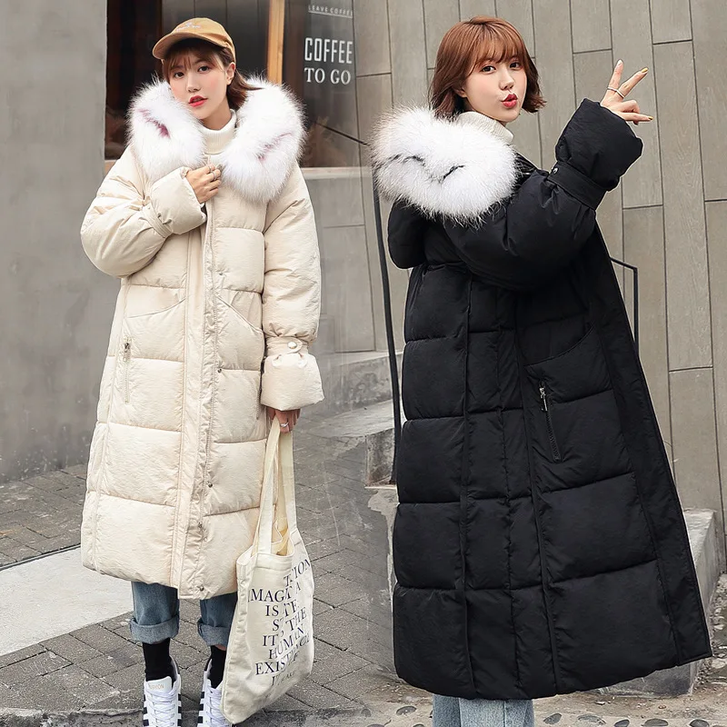 

Photo Shoot Down Jacket Women's Dongdaemun 2019 New Style Korean-style Mid-length Loose And Plus-sized Cotton-padded Clothes Stu