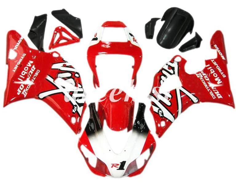 4 подарки ABS полный обтекатель комплект подходит для YAMAHA YZF-R1 R1 1998 1999 98 99 Кузов Набор черный