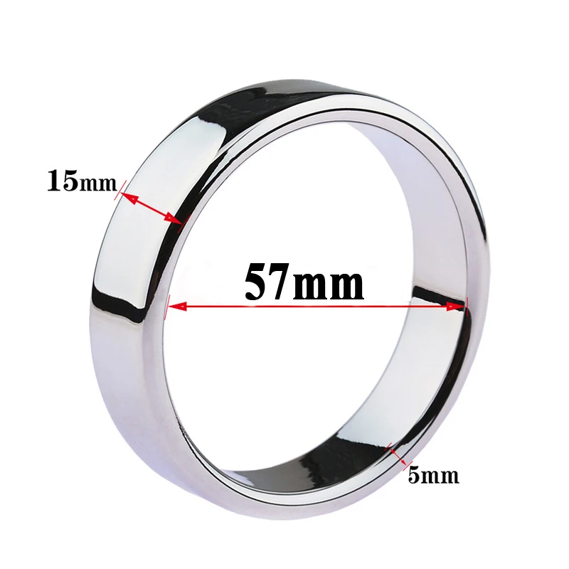2025 Fashion Style Stainless steel 6 sizes, stretcher, delay metal ring, BDSM, male sex toy, ring_voghion.com