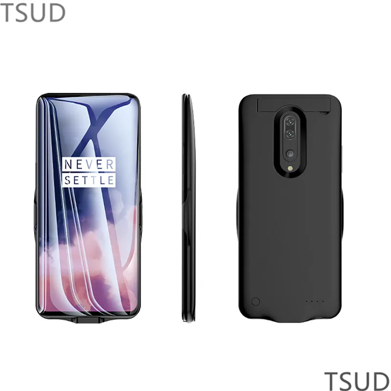 

6500mah high capacity batter charger case for Oneplus 7T Pro 7T external portable stand battery charging for One Plus 7T Pro 7T