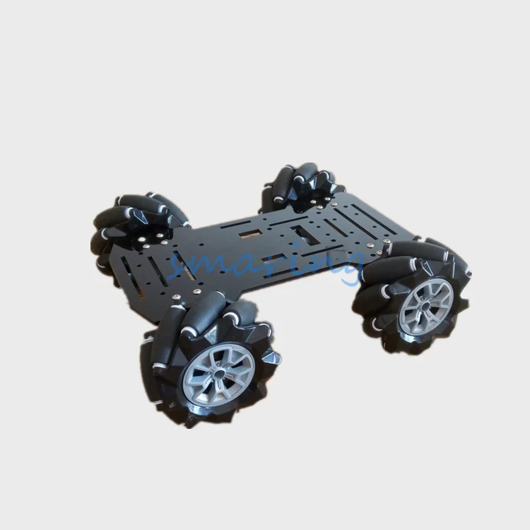 Mcnamm Wheel Car Chassis With Omnidirectional Mobile Smart Car for Arduino Four-wheel Drive Car