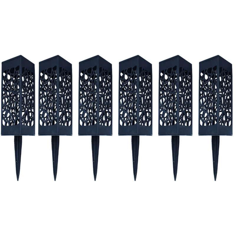 

6Pcs Waterproof LED Solar Lawn Garden Lights for Outdoor Yard Street Landscape Lamp Solar Powered Decoration Pathway Spike Light