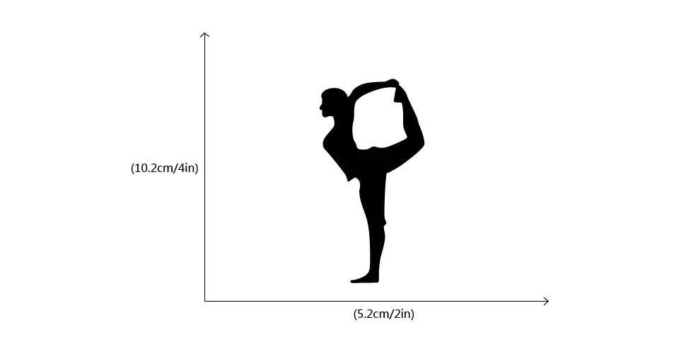 Мода Йога Медитация переключатель Стикеры Творческий мультфильм Йога силуэт стены стикеры s для спальни гостиной домашний декор SW0203 - Цвет: 32768884664
