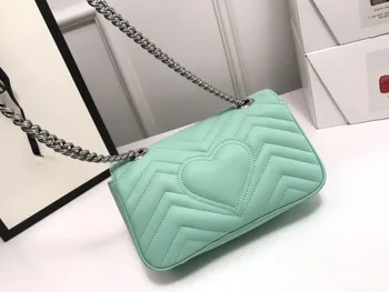 

2020 fashion luxury macarone color leather high quality women's one shoulder bag