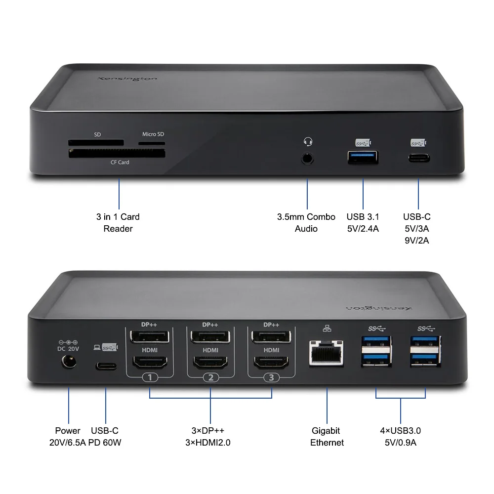 Kensington Sd4900p Usb-c Triple 4k 
