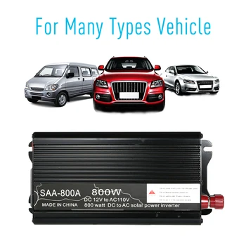 

Hot 800W-1500W Car Power Inverter Solar Power Inverter DC 12V to AC 110V Modified Sine Wave Converter with Dual USB Interface