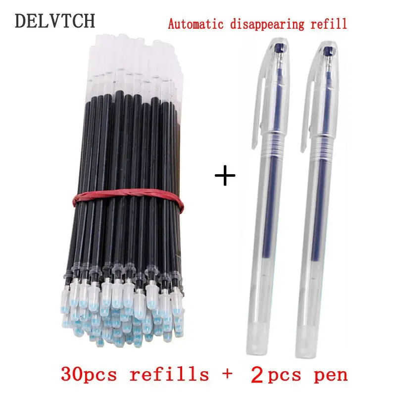 

0.5MM 32Pcs/Set Automatic Disappearing Refill Fading Cartridge Normal Temperature Ink Disappear Slowly Gel Pen Refill Ball Pen