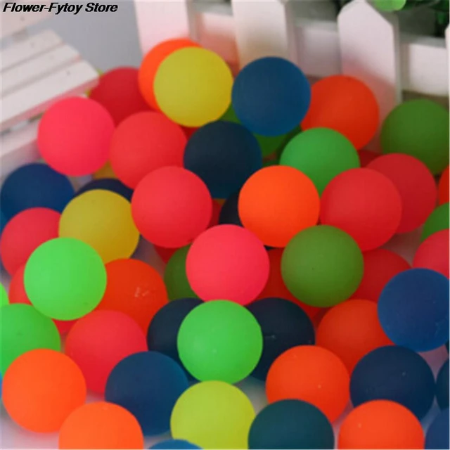 10 peças de bolas saltitantes coloridas de borracha, jogos