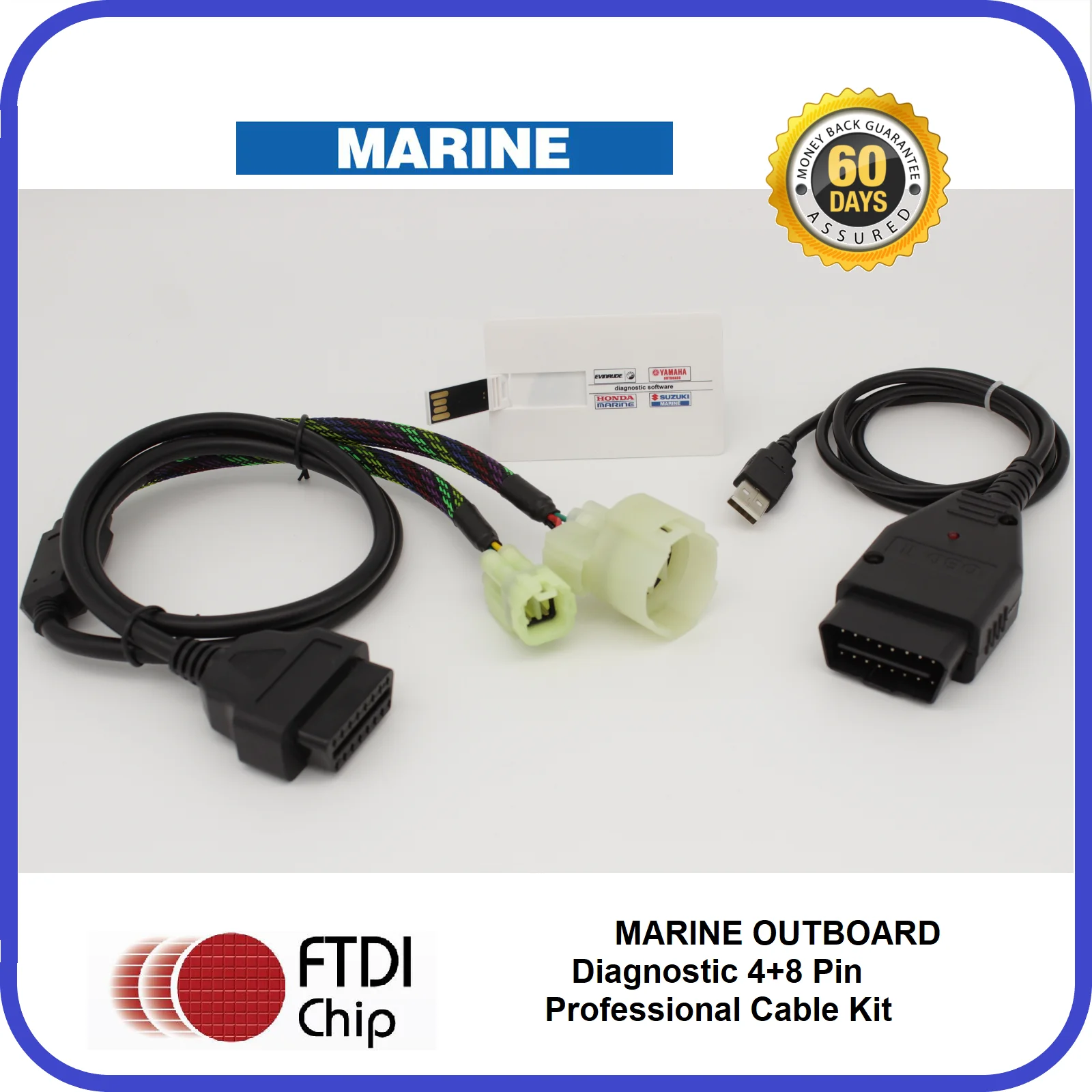 ForSUZUKIMARINEOutboardProfessionalDiagnosticCABLEKITAND