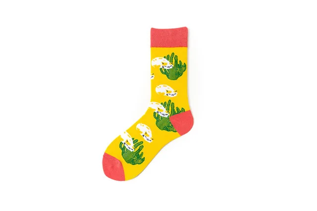Горячая Распродажа, новые хлопковые носки унисекс с круглым вырезом Забавные милые дизайнерские носки с героями мультфильмов в стиле Харадзюку рождественские носки скейтбордиста - Цвет: 04