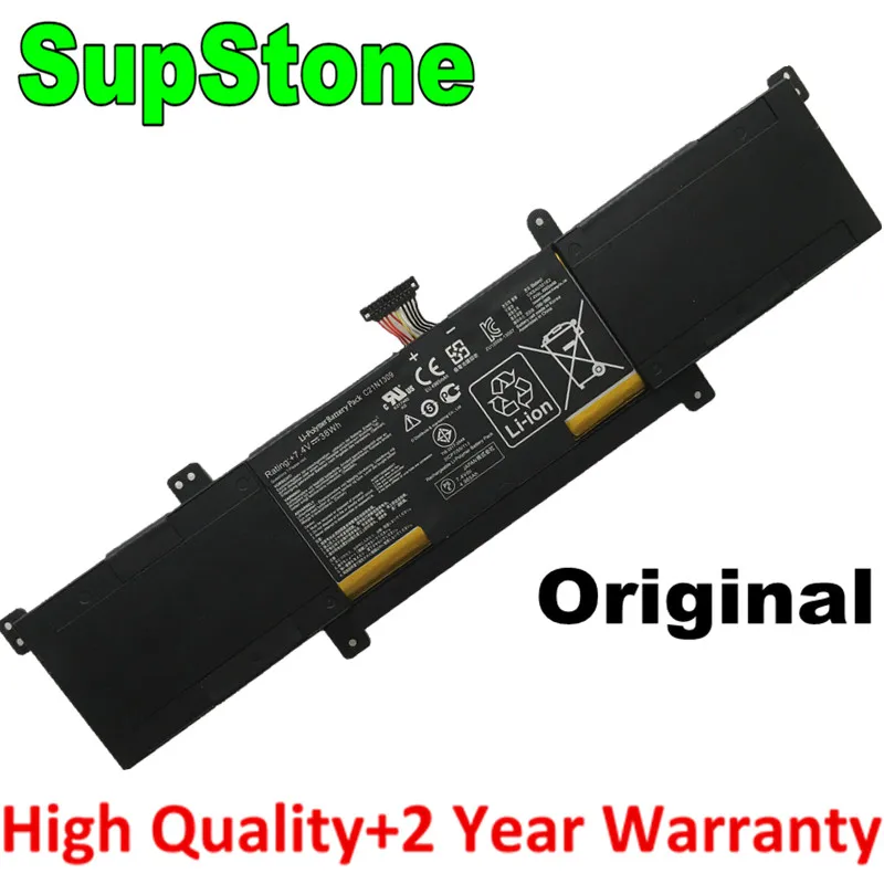 SupStone C21N1309 Аккумулятор для ноутбука Asus VivoBook S301LA S301L Q301L C21PQ2H S301LP 0B200-00580100M 38Wh