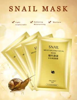 

hot sell Lifting and firming mask moisturizing allantoin refreshing and sensitive available mask for face snail hydrating mask