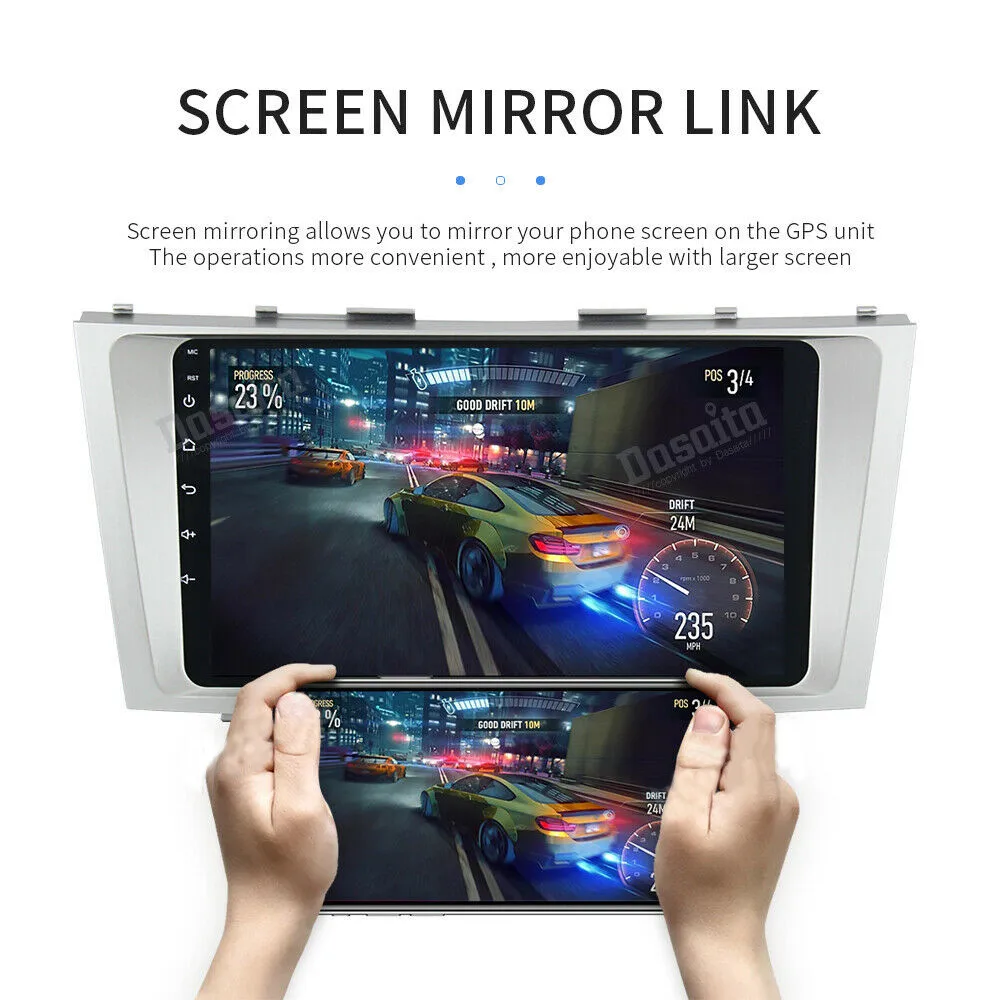 Android 9,1 2G+ 32G Автомобильный мультимедийный плеер для Toyota Camry 2007-2011 2 din Автомобильный Радио gps навигация видео плеер стерео