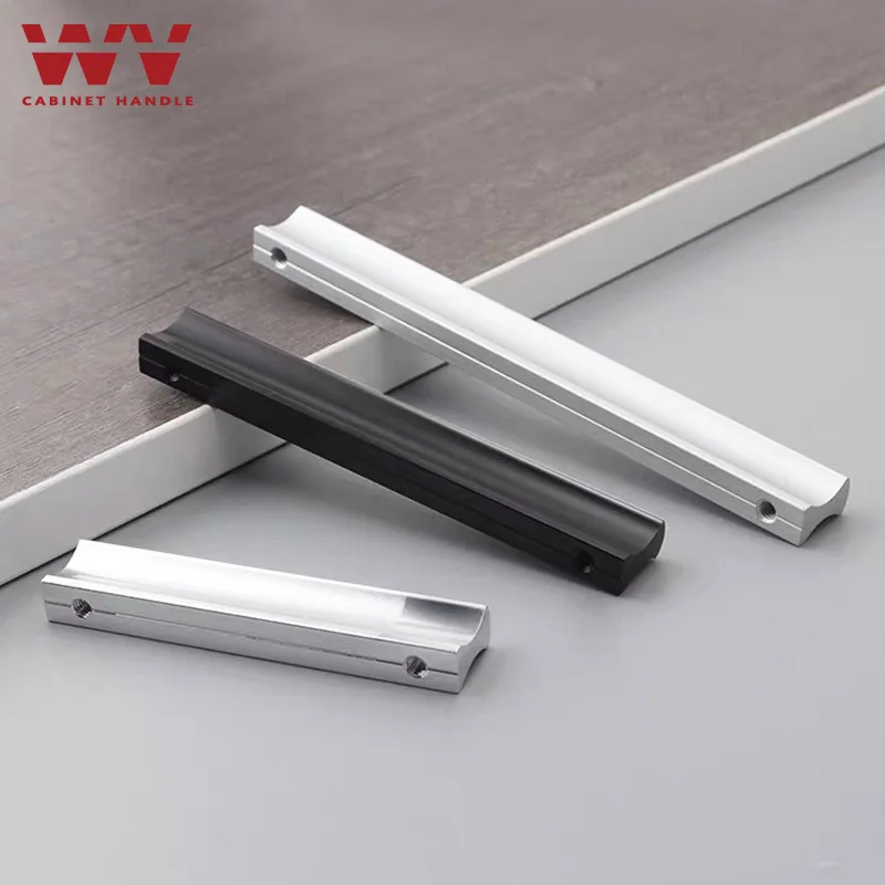 Kitchen Cabinet Handles Pulls Dressers Closet Furniture Door Handles Aluminum Drawer Knobs Hardwares