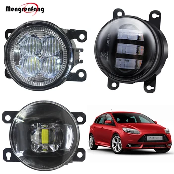 

Car LED Lens Fog Light For Ford Focus MK2 MK3 2004-2015 Auto Front Bumper Fog Lamp DRL Daytime Running Light 12V