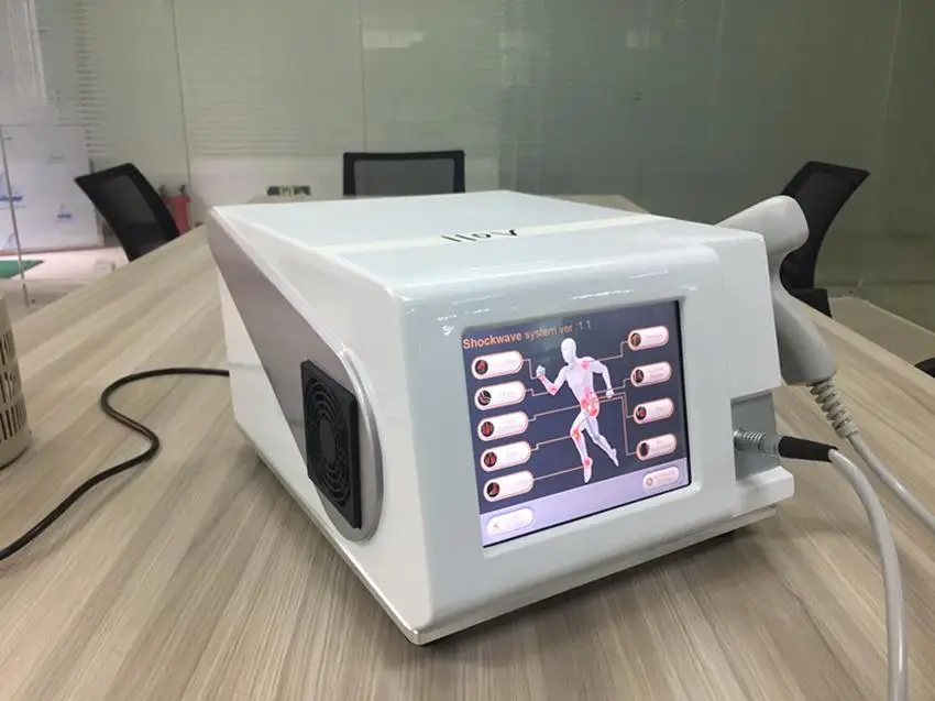  Portable Physiotherapy with 6 BAR Max pressure Extracorporeal Shock wave Machine therapy machine